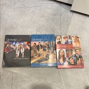 Gossip Girl seasons 1, 3, 4. Brand new still sealed.